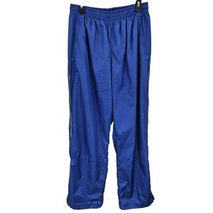 Nike Storm-FIT Pants Men L Blue Track Wind Pants Zip Athletic Lined Blokecore